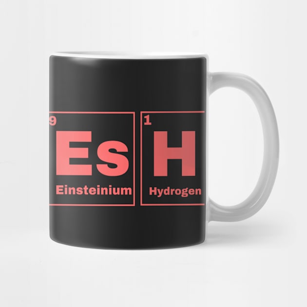 Sheesh Text Periodic Table Slogan Red by SwasRasaily